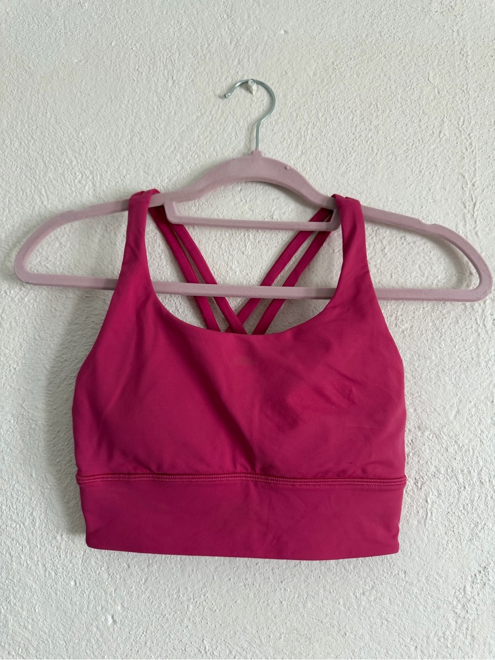 lululemon athletica Hot Pink Strappy Sports Bra Tank